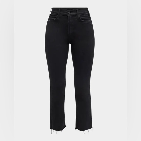 Fidelity Denim Denim - Fidelity Denim women’s twiggy ultra high tapered crop Black Jeans 26
